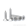 SUS304 Stainless steel Plum countersunk head tapping screw